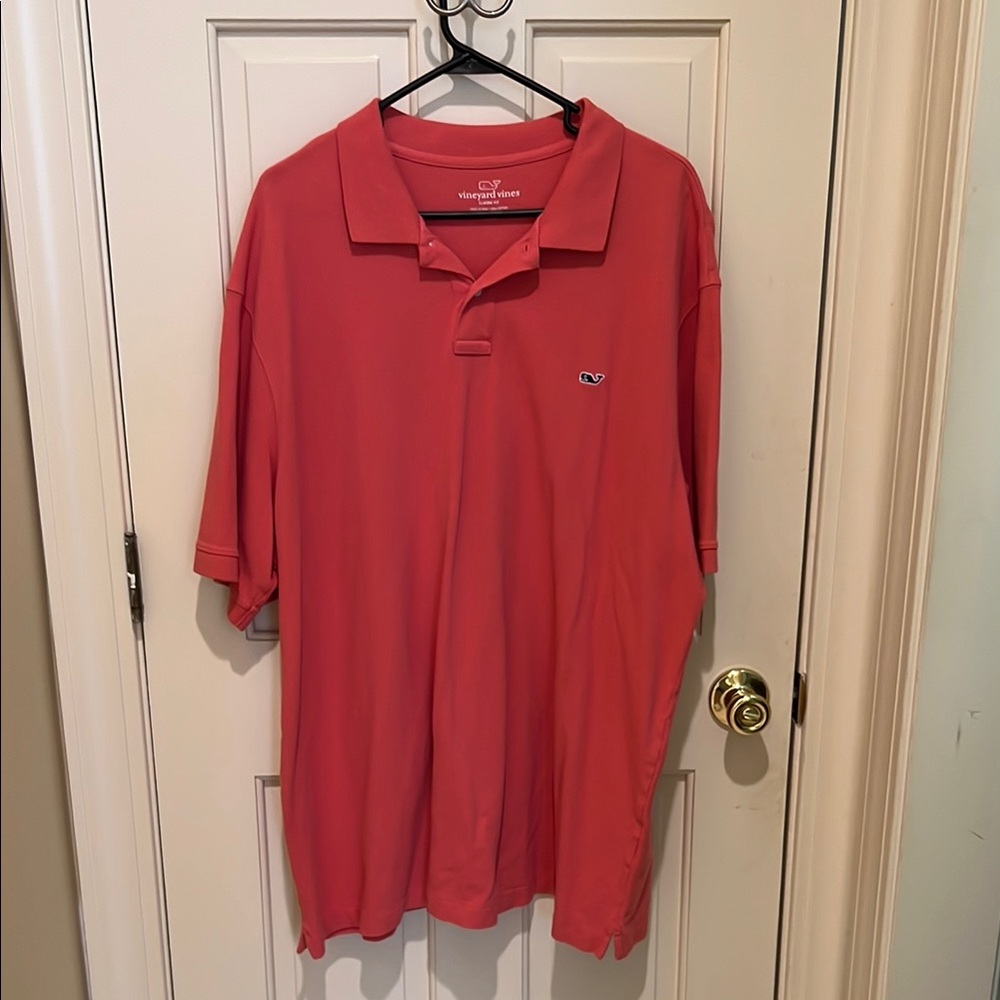 Vineyard Vines Pink Polo Shirt Casual Style